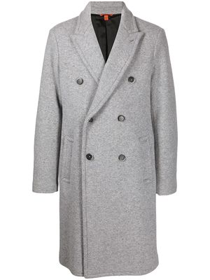 Barena peak-lapels wool double-breasted coat - Grey