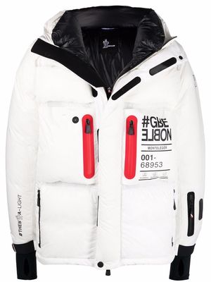 Moncler Grenoble Monteleger short down jacket - White