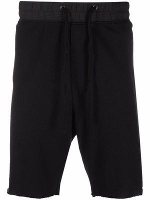 James Perse french terry track shorts - Black