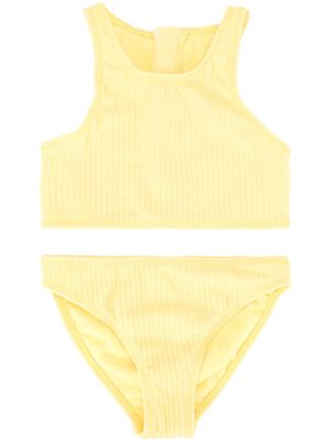 Duskii Girl Amelie zip bikini set - Yellow
