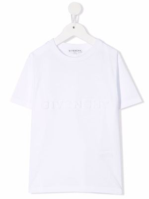 Givenchy Kids 4G embroidered jersey T-shirt - White