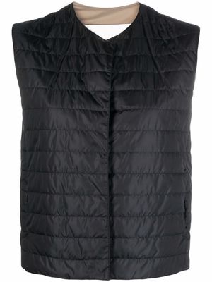 Mackintosh ISABEL quilted liner vest - Black