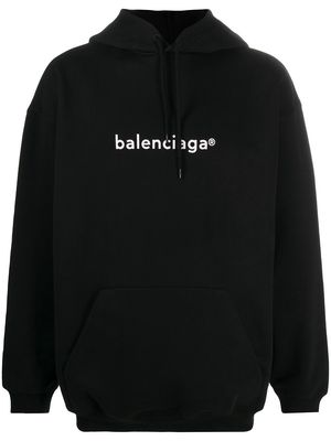 Balenciaga New Copyright relaxed-fit hoodie - Black