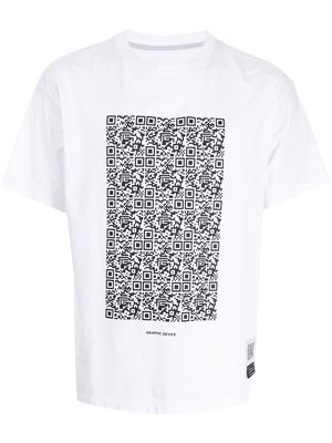 Fumito Ganryu logo-print cotton T-shirt - White
