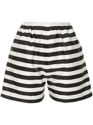 Bambah Arayas striped shorts - Black
