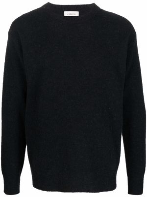 Laneus crew-neck knitted jumper - Black