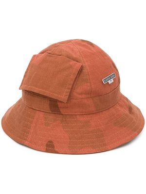 Marine Serre printed bucket hat - Brown