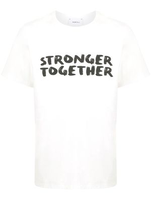 Ports V Stronger Together print T-shirt - White