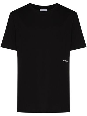 Soulland logo print T-shirt - Black