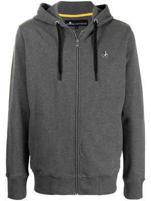 Moose Knuckles Magapop zipped hoodie - Grey