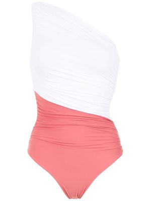Brigitte bi-colour swimsuit - Pink