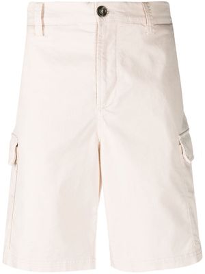 Brunello Cucinelli side flap pockets cargo shorts - Neutrals