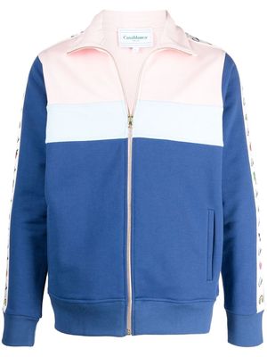 Casablanca colour-block track jacket - Blue