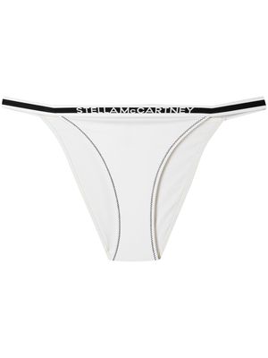 Stella McCartney logo-trim bikini bottoms - Neutrals