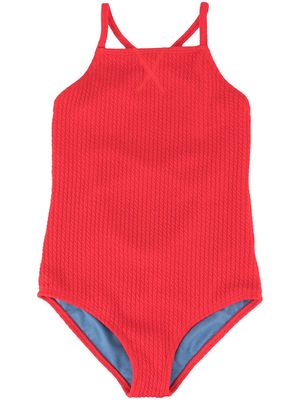 Duskii Girl Yara crisscross swimsuit - Red
