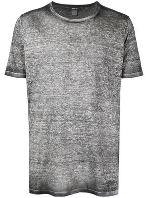 Avant Toi round-neck linen T-shirt - Grey