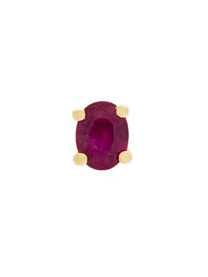 Wouters & Hendrix Gold ruby stud earring - Metallic