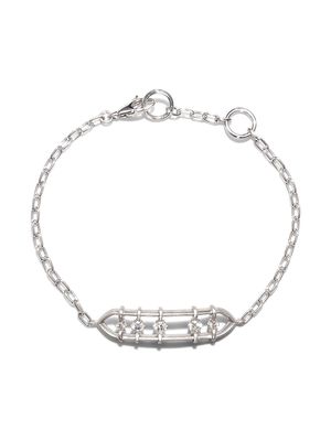 Jade Trau 18K white gold Penelope chain bracelet - Silver
