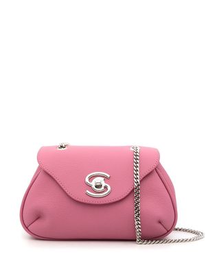 SHIATZY CHEN leather mini chain bag - Pink
