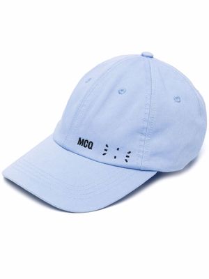 MCQ logo-patch cap - Blue