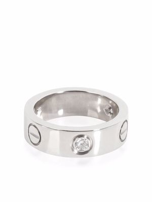 Cartier 18kt white gold Love diamond ring - Silver