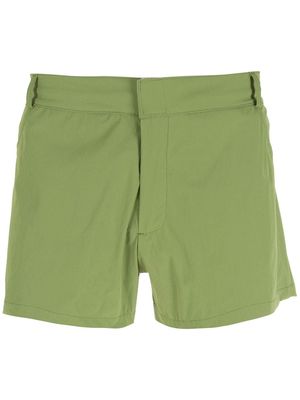 Amir Slama zip-detail shorts - Green
