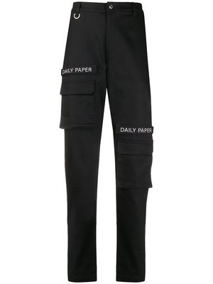 Daily Paper cargo trousers - Black