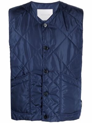 Mackintosh Hig quilted liner vest - Blue