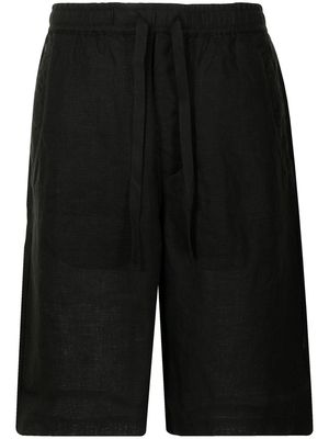 Maharishi wide-leg track shorts - Black