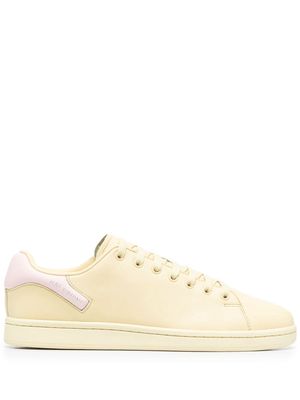 Raf Simons Orion leather trainers - Yellow