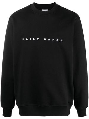 Daily Paper logo-embroidered sweatshirt - Black