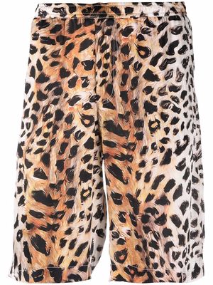 Endless Joy leopard-print straight-leg shorts - Neutrals