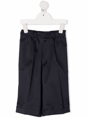 Siola knee-length tailored shorts - Blue