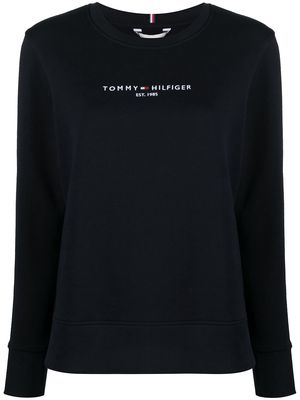 Tommy Hilfiger embroidered logo sweatshirt - Blue