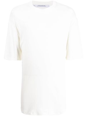 Julius loose longline t-shirt - White