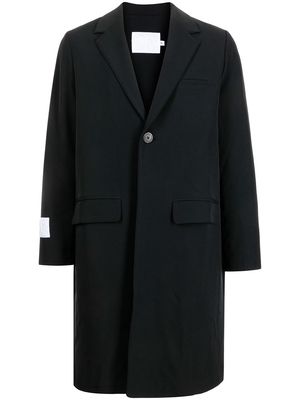 Off Duty wade single-breasted coat - Black