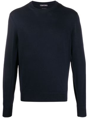 TOM FORD knitted jumper - Blue