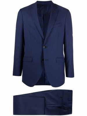 ETRO single-breasted tailored suit - Blue