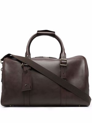 Aspinal Of London Harrison Weekender leather holdall - Brown