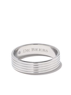 De Beers Jewellers Platinum Fused Lines band