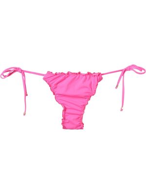 Amir Slama ruffle trim bikini bottom - Pink