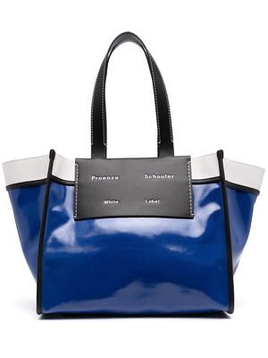 Proenza Schouler White Label large Morris coated tote bag - Black