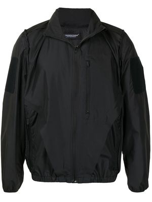 UNDERCOVER slogan-print lightweight jacket - Black