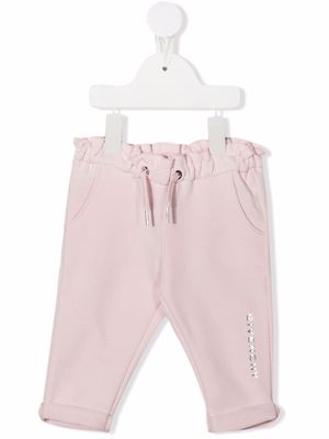 Givenchy Kids logo-print drawstring trousers - Pink
