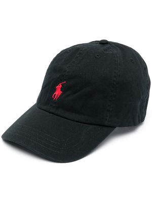 Ralph Lauren Kids embroidered logo baseball cap - Black