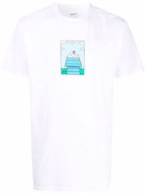 Ripndip Snoopy-motif cotton T-Shirt - White