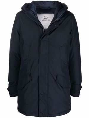 Woolrich padded zip-up hooded coat - Blue