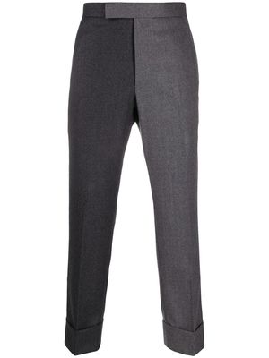 Thom Browne Fun-Mix flannel trousers - Grey