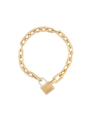 AMBUSH small padlock chain bracelet - Gold
