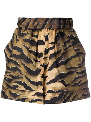 Dsquared2 tiger stripe shorts - Black